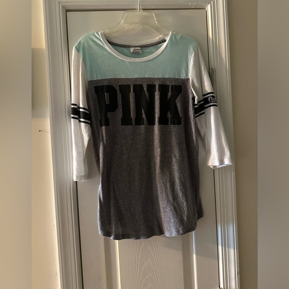 PINK Victoria's Secret Tops - PINK varsity style tee